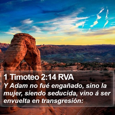 1 Timoteo 2:14 RVA Bible Verse Image