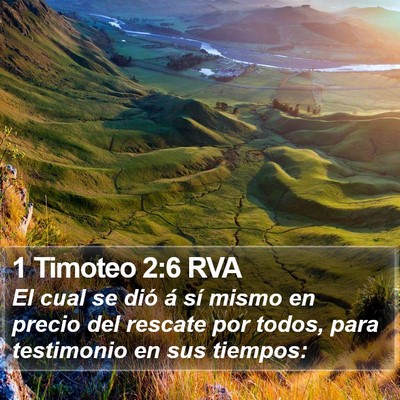 1 Timoteo 2:6 RVA Bible Verse Image