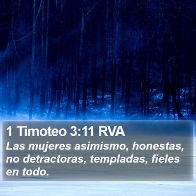 1 Timoteo 3:11 RVA Bible Verse Image
