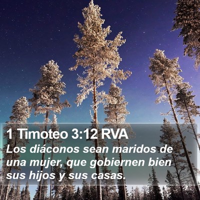 1 Timoteo 3:12 RVA Bible Verse Image