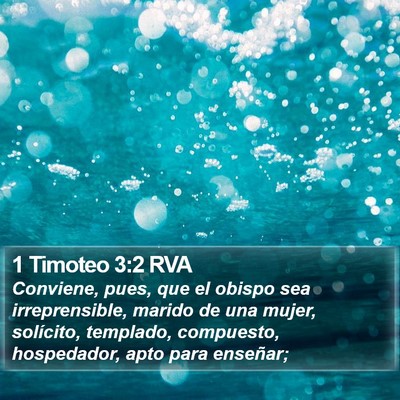 1 Timoteo 3:2 RVA Bible Verse Image