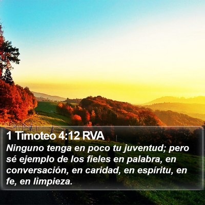 1 Timoteo 4:12 RVA Bible Verse Image