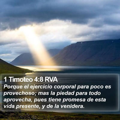 1 Timoteo 4:8 RVA Bible Verse Image