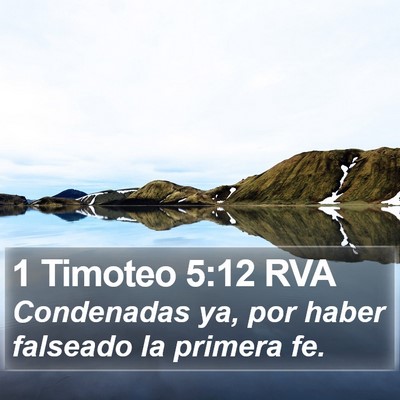 1 Timoteo 5:12 RVA Bible Verse Image