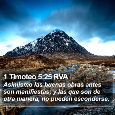 1 Timoteo 5:25 RVA Bible Verse Image