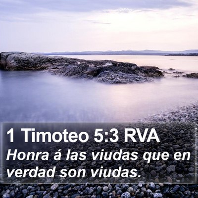 1 Timoteo 5:3 RVA Bible Verse Image