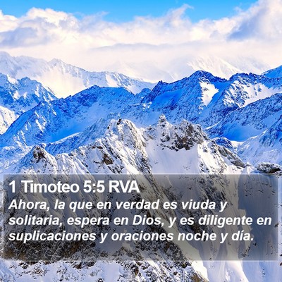 1 Timoteo 5:5 RVA Bible Verse Image