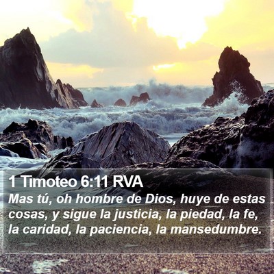 1 Timoteo 6:11 RVA Bible Verse Image