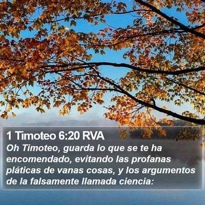 1 Timoteo 6:20 RVA Bible Verse Image