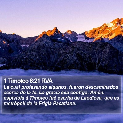 1 Timoteo 6:21 RVA Bible Verse Image