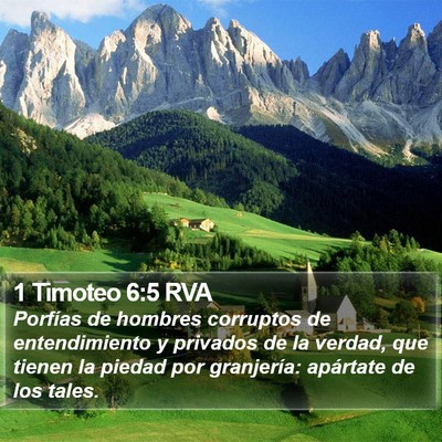 1 Timoteo 6:5 RVA Bible Verse Image
