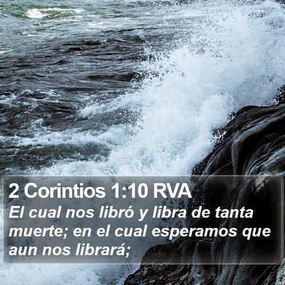 2 Corintios 1:10 RVA Bible Verse Image