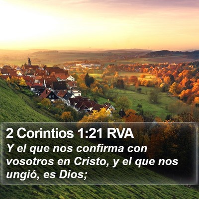 2 Corintios 1:21 RVA Bible Verse Image