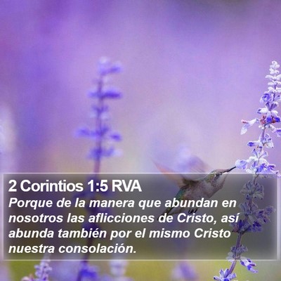 2 Corintios 1:5 RVA Bible Verse Image