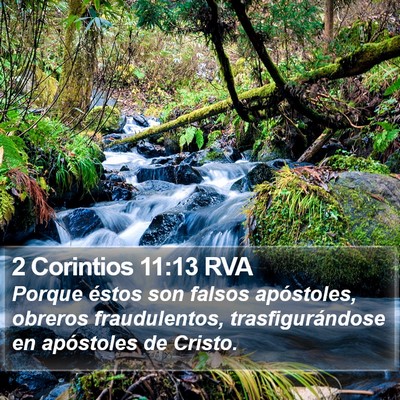 2 Corintios 11:13 RVA Bible Verse Image