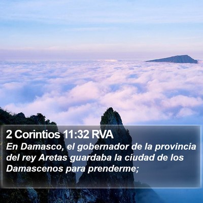 2 Corintios 11:32 RVA Bible Verse Image