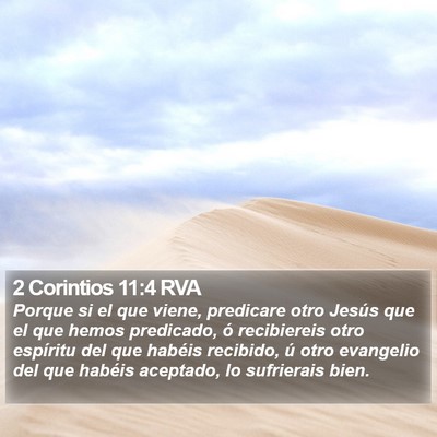 2 Corintios 11:4 RVA Bible Verse Image
