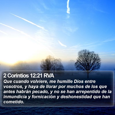 2 Corintios 12:21 RVA Bible Verse Image