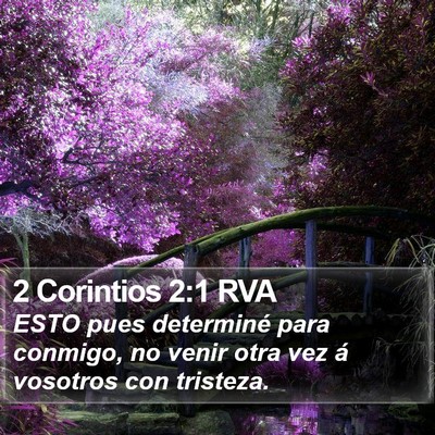 2 Corintios 2:1 RVA Bible Verse Image