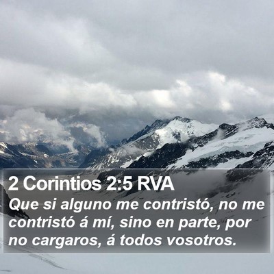 2 Corintios 2:5 RVA Bible Verse Image