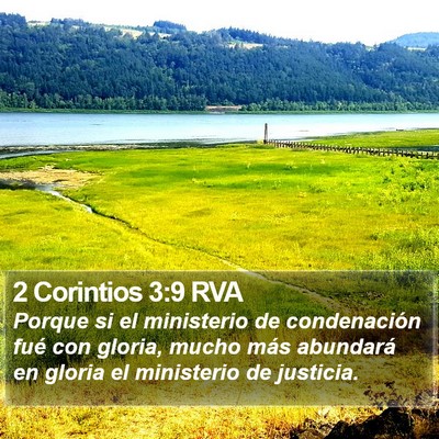 2 Corintios 3:9 RVA Bible Verse Image