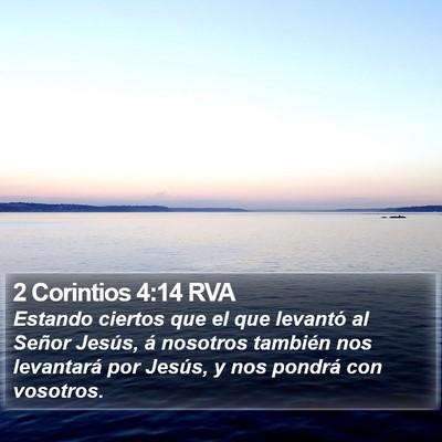 2 Corintios 4:14 RVA Bible Verse Image