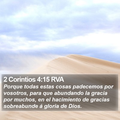 2 Corintios 4:15 RVA Bible Verse Image