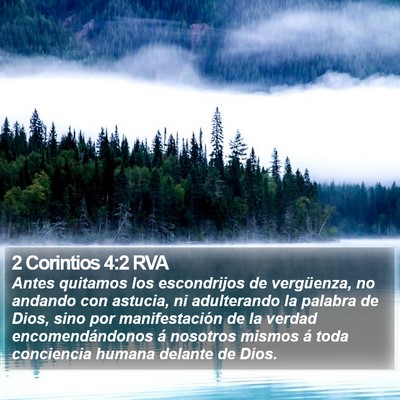 2 Corintios 4:2 RVA Bible Verse Image
