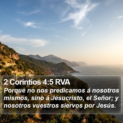 2 Corintios 4:5 RVA Bible Verse Image