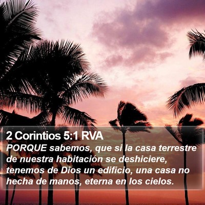 2 Corintios 5:1 RVA Bible Verse Image