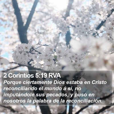 2 Corintios 5:19 RVA Bible Verse Image