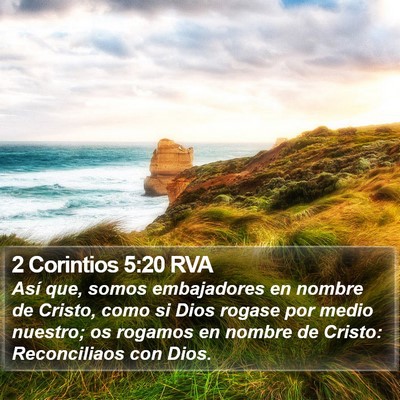 2 Corintios 5:20 RVA Bible Verse Image