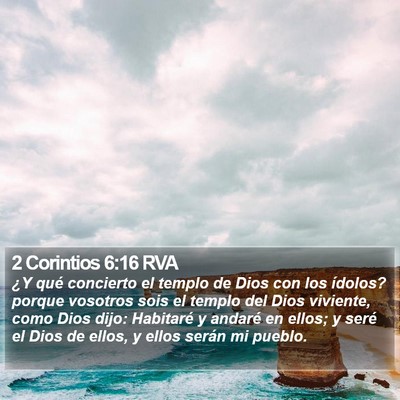 2 Corintios 6:16 RVA Bible Verse Image