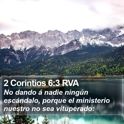 2 Corintios 6:3 RVA Bible Verse Image