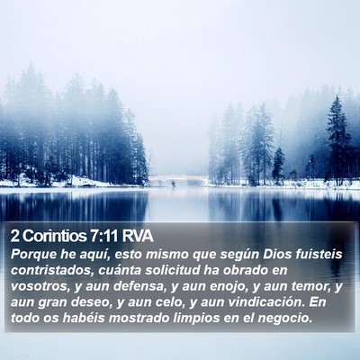 2 Corintios 7:11 RVA Bible Verse Image