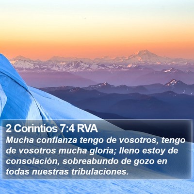 2 Corintios 7:4 RVA Bible Verse Image
