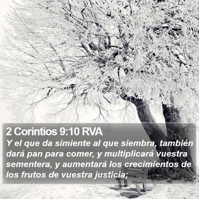 2 Corintios 9:10 RVA Bible Verse Image