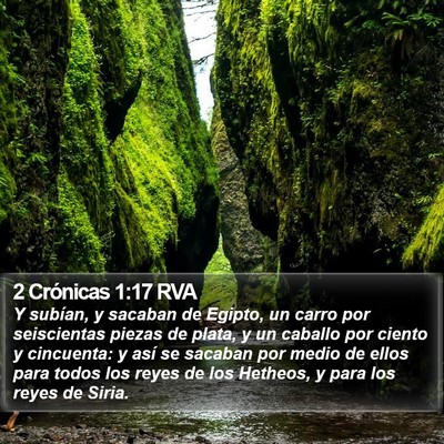 2 Crónicas 1:17 RVA Bible Verse Image