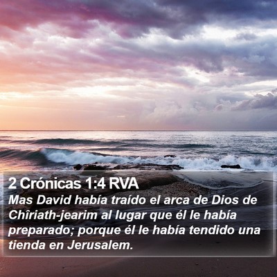 2 Crónicas 1:4 RVA Bible Verse Image