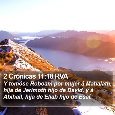 2 Crónicas 11:18 RVA Bible Verse Image