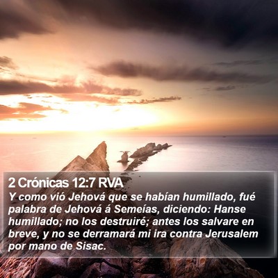 2 Crónicas 12:7 RVA Bible Verse Image