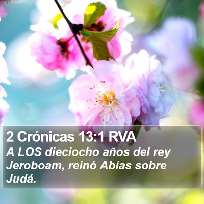 2 Crónicas 13:1 RVA Bible Verse Image