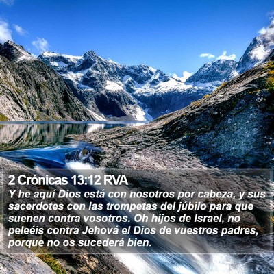 2 Crónicas 13:12 RVA Bible Verse Image