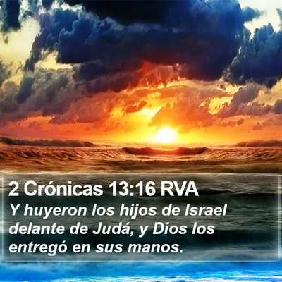 2 Crónicas 13:16 RVA Bible Verse Image