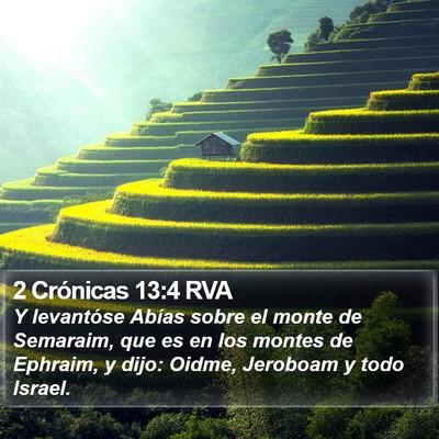 2 Crónicas 13:4 RVA Bible Verse Image
