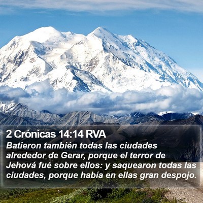 2 Crónicas 14:14 RVA Bible Verse Image