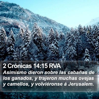 2 Crónicas 14:15 RVA Bible Verse Image