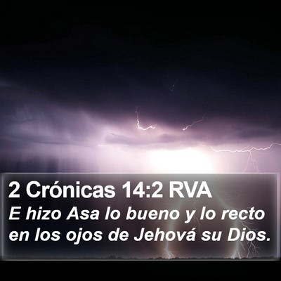2 Crónicas 14:2 RVA Bible Verse Image