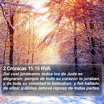 2 Crónicas 15:15 RVA Bible Verse Image