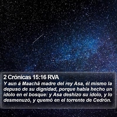 2 Crónicas 15:16 RVA Bible Verse Image